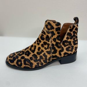 Franco Sarto Bernie 2 Leopard Ankle Booties| Size 6.5